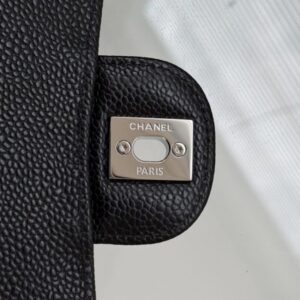 Replica CHANEL Classic Flap 23cm Black Silver - near-authentic luxury replica handbag