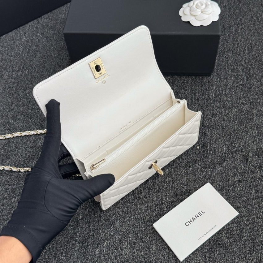 Replica CHANEL 24s Pearl Handle White - high-accuracy replica luxury purse