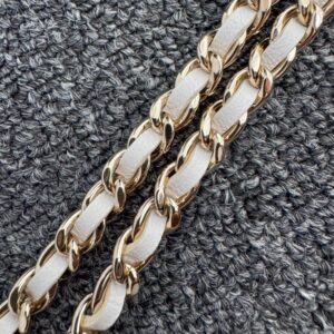 Replica CHANEL 24s Pearl Handle White - near-authentic luxury replica handbag