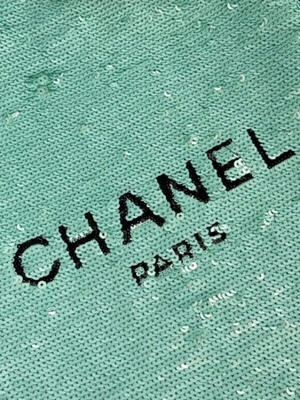 Replica CHANEL Sequin Shoulder Bag Green - 1:1 designer replica handbag