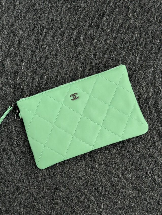 Replica CHANEL Sequin Shoulder Bag Green - near-authentic luxury replica handbag