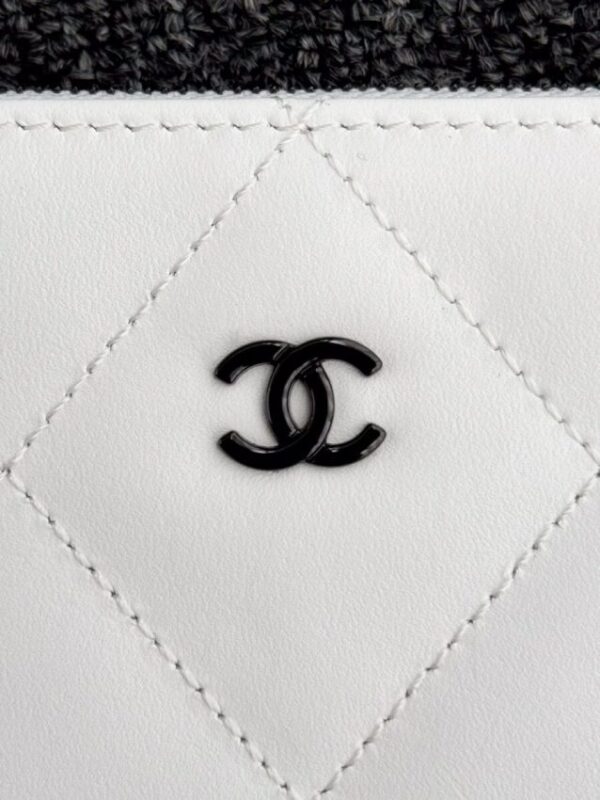 Replica CHANEL Sequin Shoulder Bag White - high-accuracy replica luxury purse