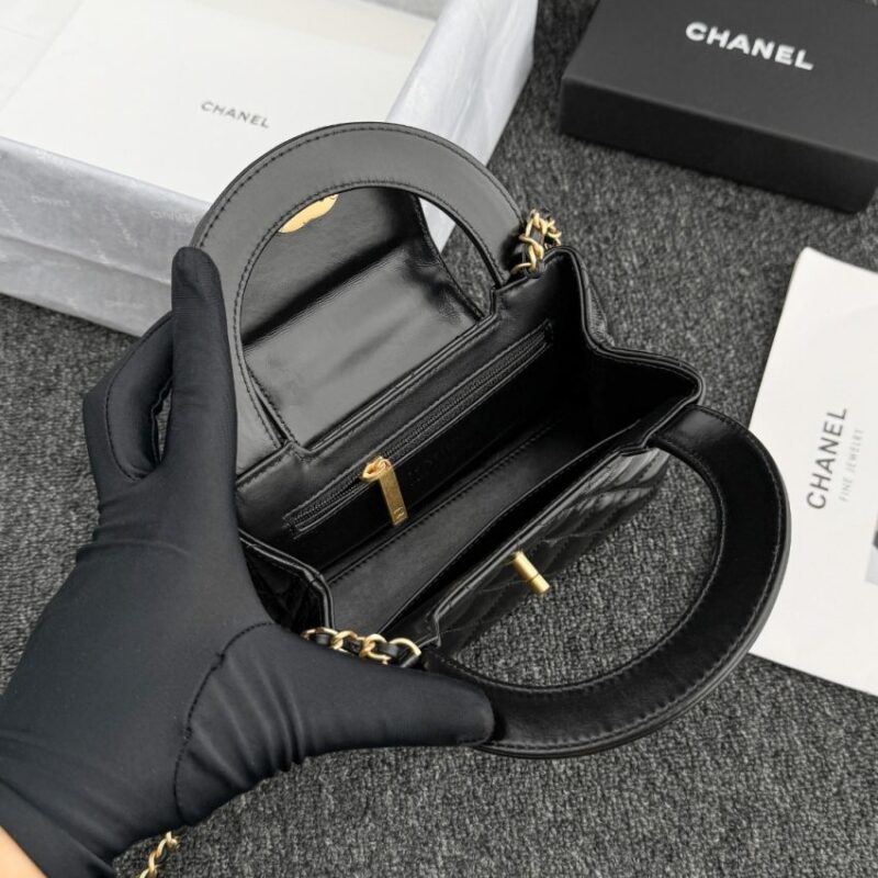 Replica CHANEL 23k Kelly Black - premium 1:1 fake handbag model