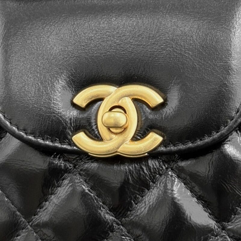 Replica CHANEL 23k Kelly Black - top-tier luxury replica shoulder bag