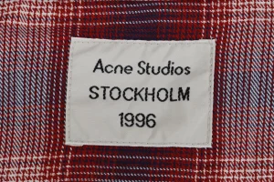 Acne Studios Red and White Check T-Shirt4.jpeg