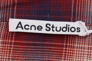 Acne Studios Red and White Check T-Shirt8.jpeg
