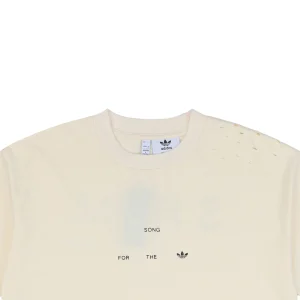 Adidas x SFTM Distressed Wasteland Oversized T-shirt Beige