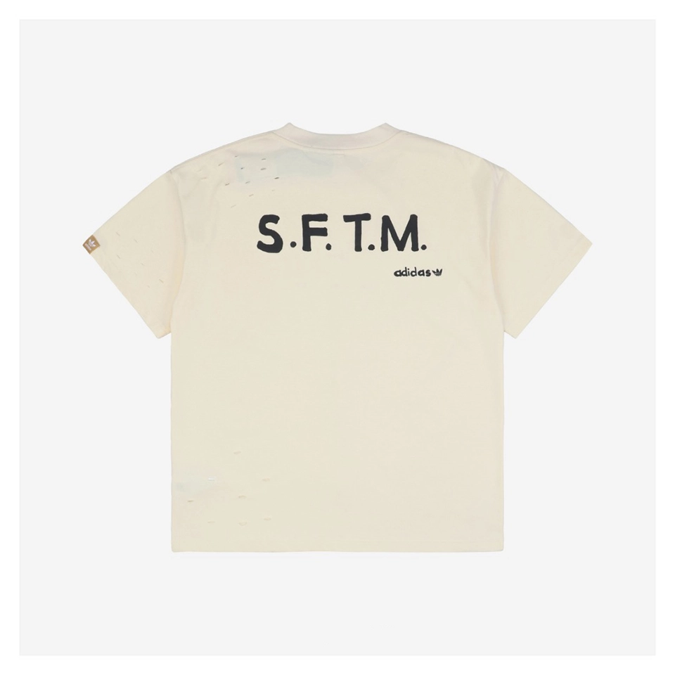 Adidas x SFTM Distressed Wasteland Oversized T-shirt