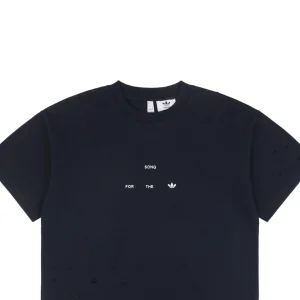 Adidas x SFTM Distressed Wasteland Oversized T-shirt Black