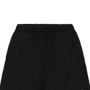 Alexander Wang Washed Denim Shorts with Red & Blue Hem Tag