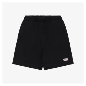 Alexander Wang Washed Denim Shorts with Red & Blue Hem Tag