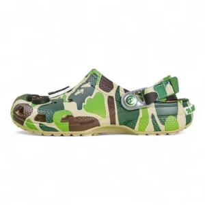 BAPE x Crx Classic Clog “ABC Camo Green”