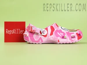 BAPE x Crocs Classic Clog “ABC Camo Pink”