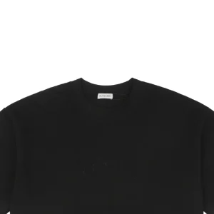 BBry 3D Equestrian Knight Embroidered T-shirt Black