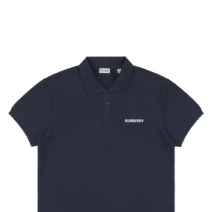 BBry BT Frame Line Embroidered Polo Shirt Dark Blue
