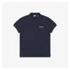 BBry BT Frame Line Embroidered Polo Shirt (Dark Blue/Black/White)