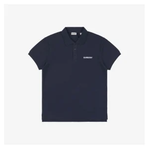BBry BT Frame Line Embroidered Polo Shirt Dark Blue