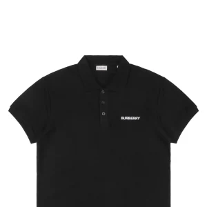 BBry BT Frame Line Embroidered Polo Shirt Black