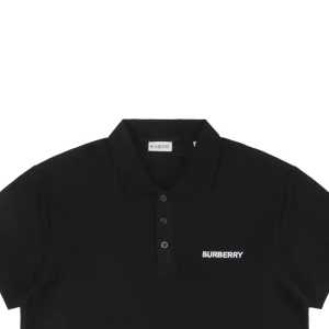 BBry BT Frame Line Embroidered Polo Shirt Black