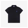 BBry Blue Equestrian Knight Logo Embroidered Polo Shirt