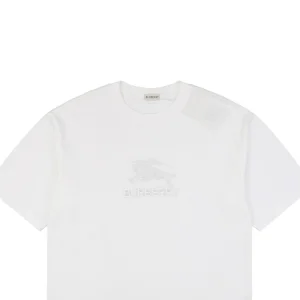 BBry Equestrian Knight Embroidered T-shirt White