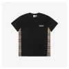 BBry Side Panel Check T-shirt (Black/White)