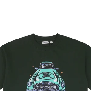 BBry Vintage Car Graphic Print T-shirt Black
