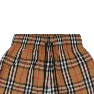 BBrry Nova Check Khaki Drawstring Shorts
