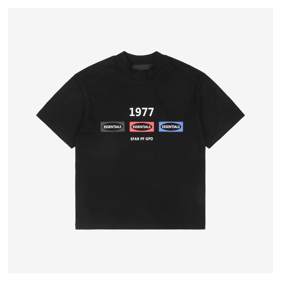 Fear of God Essentials 1977 Multi-Logo Print T-shirt