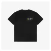 F Colorful FF Puffy Print T-shirt (Black/White)