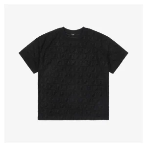 F Full-Print Jacquard Box Logo T-shirt