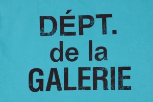 Gallery Dept Sky Blue & Black French Text Print T-shirt3.jpeg