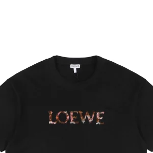 L Gradient Logo Embroidered T-shirt