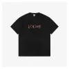 L Gradient Logo Embroidered T-shirt