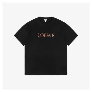 L Gradient Logo Embroidered T-shirt