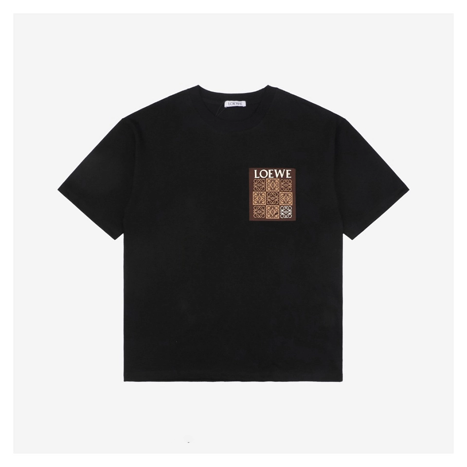 L Pocket Flower Logo Rubber Print T-shirt