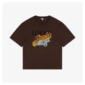 L Sea Island Series Letter Embroidered T-shirt