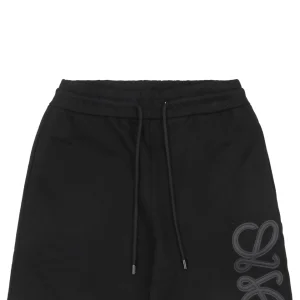 L Side Floral Patch Embroidered Shorts