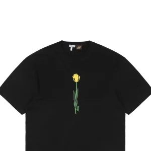 L Tulip Flower Print T-shirt