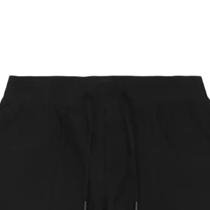 Lululemon Colorblock Waistband Drawstring Shorts Black