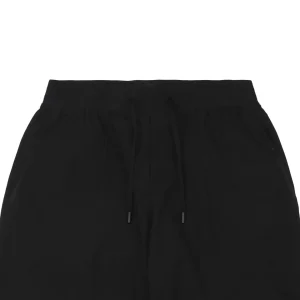 Lululemon Colorblock Waistband Drawstring Shorts Black
