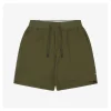 Lululemon Colorblock Waistband Drawstring Shorts (Green/Black/Grey)