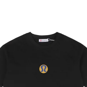Lululemon Slogan Graphic Print T-shirt Black