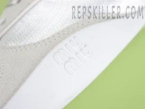 MM Gymnasium technical fabric and suede sneakers White:Wine Red10