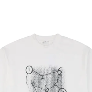 Maison Margiela Graffiti Number-Connect Print T-shirt White