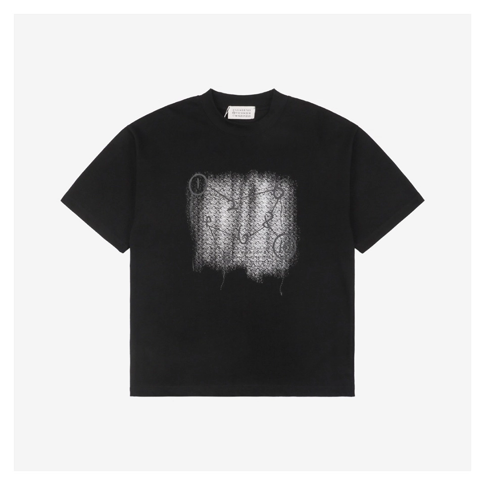 Maison Margiela Graffiti Number-Connect Print T-shirt
