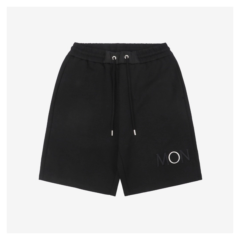 Mxxcler Contrast Back Pocket Shorts Black