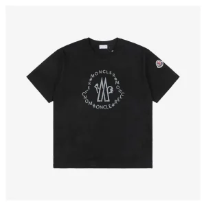 Mxxcler Front Crest Logo Print T-shirt