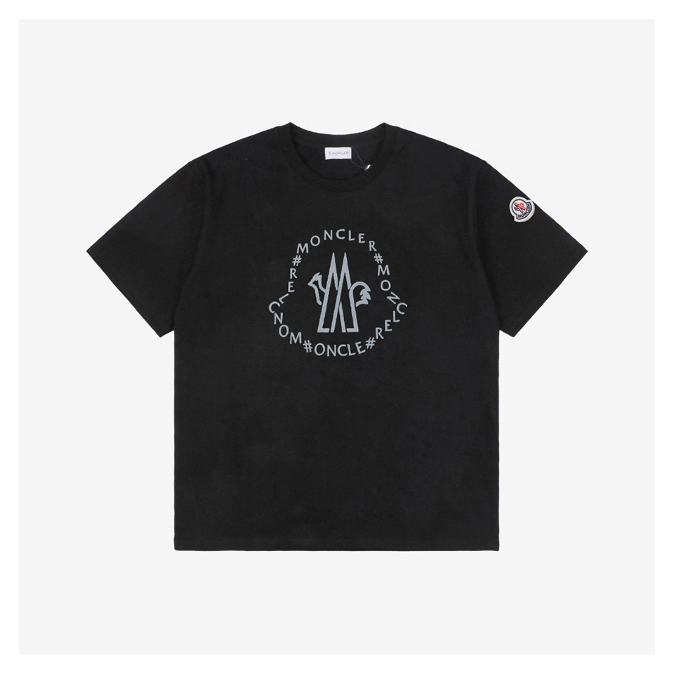 Mxxcler Front Crest Logo Print T-shirt