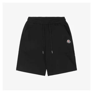 Mxxcler Logo Patch Back Pocket Stripe Shorts